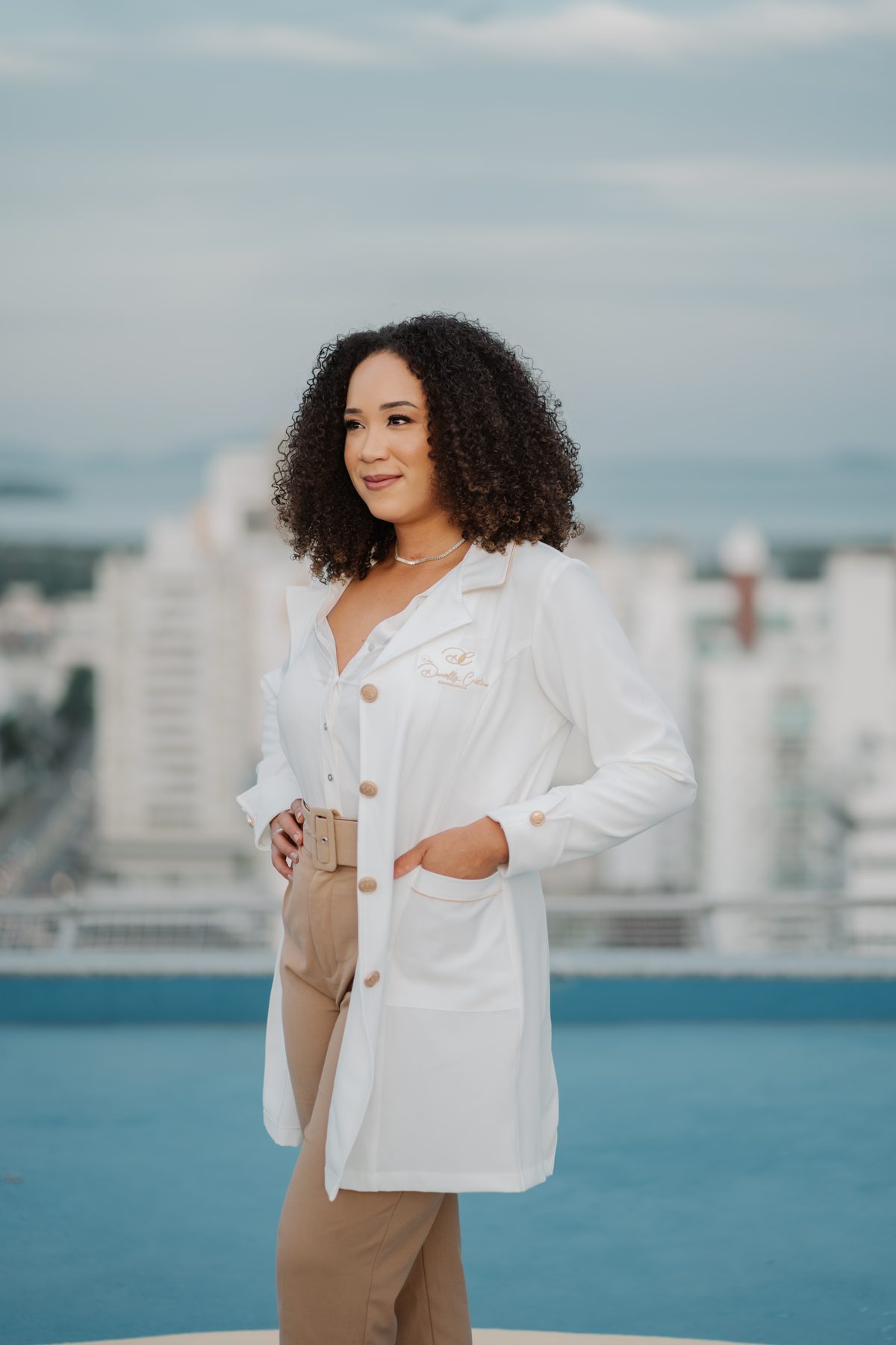 Danielly Cristina em atendimento